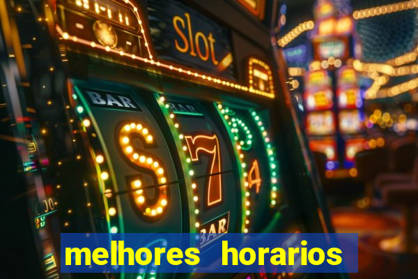 melhores horarios pagantes fortune tiger